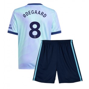 Billiga Arsenal Martin Odegaard #8 Tredjeställ Barn 2024-25 Kortärmad (+ Korta byxor)